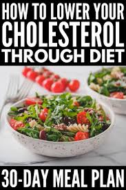 30 Days Of Cholesterol Diet Recipes You Ll Actually Enjoy In 2020 Heart Healthy Recipes Easy Healthy Meal Plans Heart Healthy Recipes Cholesterol