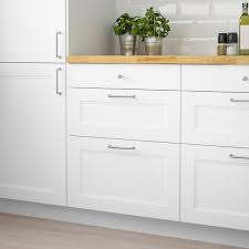 axstad drawer front, matt white, 15x15