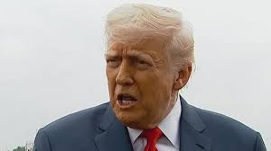 President Trump spoke to reporters from the tarmac at Morristown Municipal  Airport, suggesting California officials will be subject to legal  consequences should they aid illegal activity in Los ...