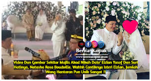 Please like, share & subscribe the link ⬇️ thanks for your support guys найти все фотографии, stories из instagram и другие медиа у eizlanyusof eizlan yusof. Video Dan Gambar Sekitar Majlis Akad Nikah Dato Eizlan Yusof Dan Suri Hatinya Natasha Rosa Boudville Berita Kopak Media