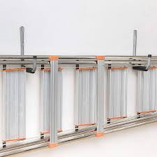 How To Hang A Ladder In The Garage Ladder Storage Ladder Hooks Hanging Ladder