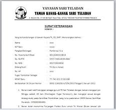 Keterangan gaji guru honor microsoft word. Contoh Surat Keterangan Guru Untuk Mendapatkan Tunjangan Profesi