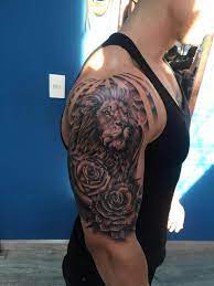 Top 12 Lion Half Sleeve Tattoo Designs Half Sleeve Tattoos For Guys Half Sleeve Tattoos Designs Tattoo Sleeve Designs
