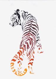 Nice black carp japanese tattoo by illsynapse. Asian Tiger Tattoo Design Sample
