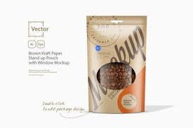 Vector Face Mask Mockup Free In 2020 Paper Stand Brown Kraft Paper Brown Kraft