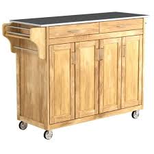 Stainless steel kitchen island cart with wheels. Stainless Steel Top Portable Kitchen Island Cart In White Finish Fastfurnishings Com