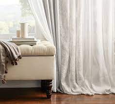 Our collection includes durable outdoor drapes, made to last. Belgian Flax Linen Rod Pocket Sheer Curtain Pottery Barn