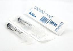 Ideal Instruments Luer Lock Disposable Syringe, 3cc, 3 mL at ...