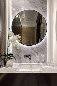 10 Gorgeous And Modern Powder Room Design Ideas Small Elegant Tiny Farmhouse Onbudget We Luxury Powder Room Modern Powder Rooms Modern Powder Room Design