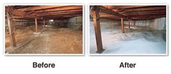 The musty odor from the crawl space is most likely related to moisture content present. Crawl Space Waterproofing Birmingham Al