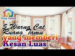 Tidak perlu bingung memilih warna cat ruang tamu di rumah minimalis anda. 5 Warna Cat Ruang Tamu Yang Bisa Buat Ruangan Terlihat Luas Youtube