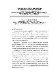 39 kode pos ( 46466 ). Contoh Proposal Permohonan Bantuan Dana Posyandu Lansia