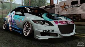 honda crz mugen stance miku itasha for gta san andreas honda san andreas gta