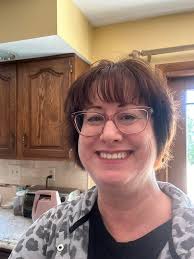 Christmas tree of knitted hats display idea