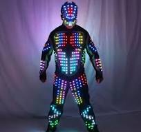 Digital LED Luminous Armor Light Up Jacket Glowing Costumes Suit Bar Nightclub Party Performance Costume Parade Float Decoration - AliExpress ...