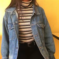 Pin By Jade Beck On Clothes Denim Jacket Women How To Wear Denim Jacket Aesthetic Clothes