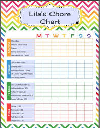 Editable Morning Routine Chart For Adults Www