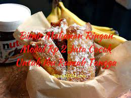Hal ini bertujuan untuk membidik pasar yang tepat sehingga meminimalisir tingkat kerugian dalam berbisnis. Bisnis Makanan Ringan Modal Rp 2 Juta Cocok Untuk Ibu Rumah Tangga