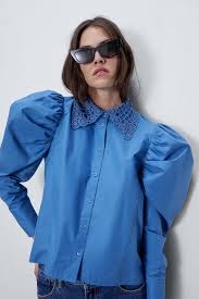 Crochet Collar Shirt Zara Canada I 2020 Virkad Krage Zara Langarmad