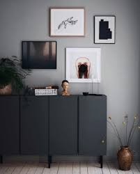A very chic and refined hack of an ivar cabinet in navy, with tall gold and navy legs and gold knobs. 9 Seriously Stylish Ikea Ivar Cabinet Hacks That Won T Break The Bank Grillo Designs