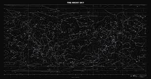 Sky Chart Map Of Stars And Constellations Weekender Tote Bag