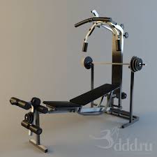 Gym Equipment 3d Model Sports Models Gym Equipment 3d Model