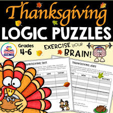 Finally, tom went to the standishes and max to the mathers (5). Thanksgiving Logic Puzzles By Teacher Gems Teachers Pay Teachers