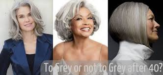Should You Go Grey After 40 Grey Hair In 40s Beautiful Gray Hair Long Hair Care