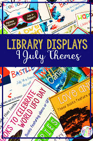 Library Display Posters July Mrs Readerpants Library Displays Book Display Library