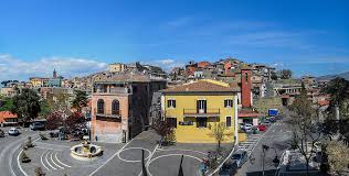 Their fortress dominates the town. Paliano Itinesegni