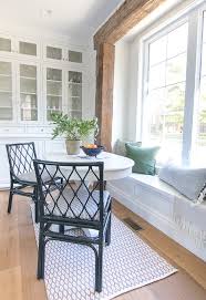 If i have the choice, i definitely there are lots of ways to design a comfortable, practical breakfast nook, even if you don't have a lot of space. White Breakfast Nook Table The Lilypad Cottage