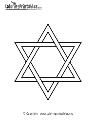 Keep your kids busy doing something fun and creative by printing out free coloring pages. Jewish Star Coloring Page A Free Religion Coloring Printable