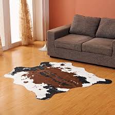 Poau bois rond diamètre hauteur 160. Tapis Peau De Bete Imitation Vache Design 140 X 160 Cm Livraison Gratuite Cdiscount Maison