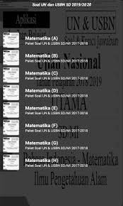 Maybe you would like to learn more about one of these? Soal Un Usbn Sd 2020 2021 For Android Apk Download