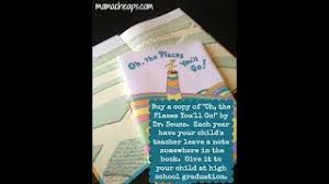 Check spelling or type a new query. Graduation Gift Idea Dr Seuss Oh The Places You Ll Go Book Signed By Teachers Youtube