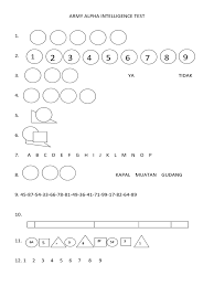 It was first introduced in 1917 due to a demand for a systematic method of evaluating the intellectual and emotional functioning of soldiers. Army Alpha Intelligence Test