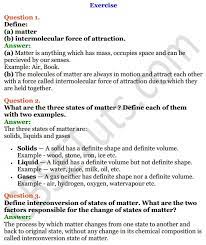 Selina Concise Chemistry Class 8 Icse Solutions Chapter 1 Matter Cbse Tuts Cbsetuts Selinaconcisechemistryclas Chemistry Class Chemistry Teaching Chemistry