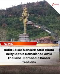 India Expresses Concern Over Demolition Of Hindu Deity Statue In Thailand-Cambodia  Border Dispute | Video #ZeeCards  https://zeenews.india.com/world/india-expresses-concern-over-demolition-of- hindu-deity-statue-in-thailand-cambodia-border-dispute ...