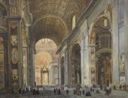 Découvrez la magnifique basilique de saint pierre et histoire fascinante, ses anecdotes, des informations utiles et d'autres musées magnifiques à vatican. Marchi Vincenzo Vue Animee De L Interieur De Saint Pierre De Rome 1833 Mutualart