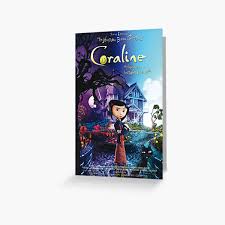 Coraline y la puerta secreta libro original. Tarjetas De Felicitacion Coraline Movie Redbubble
