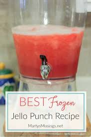If you've got a party, either formal or informal, and you don't know. Frozen Jello Punch Recipe Make Ahead And Freeze