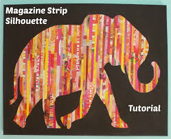 Apples Of Gold Magazine Strip Silhouette Tutorial Mega Aufwendig Tipp 1 Papier Schredder Benutzen Tipp 2 Recycled Art Projects Magazine Crafts Elementary Art