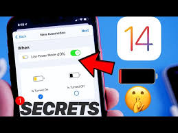 Automatically Turn On Low Power Mode At Any Ios 14 Tricks Youtube