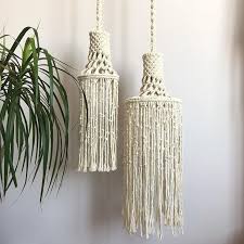 Makrome Avizeler Ne Kadar Da Populer Avizeler Ve Makrome Tasarim Diger Tum Modeller Icin Mesaj Gonderebilirsiniz Macrame Makrome Ma Avizeler Tasarim Avize