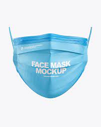 Download Face Mask Face Shield Mockup In Apparel Mockups On Yellow Images Object Mockups