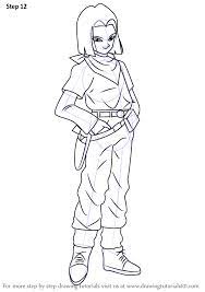 This app includes educational coloring pages to help kids learn as they have fun, exploring themes related to animals, the earth, and more. Step By Step How To Draw Android 17 From Dragon Ball Z Drawingtutorials101 Com