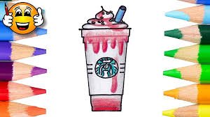 The very cool, refreshing tastes of starbucks frappuccino® beverages. How To Color And Draw A Starbucks Strawberry Cheesecake Frappuccino Draw With
