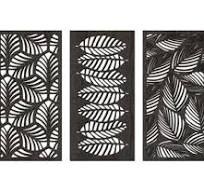 Dekoracyjny panel ścienny, Negatyw Liście Lovie, 120x75cm ...
