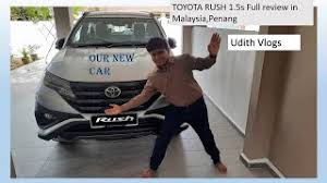 Dual air conditioner 2 remote controls ,immoboliser ,siren with backup battery & cabin sensor single din head unit with mp3,cd player,tuner,6 speakers and pillar antenna jumper cable,first aid kit,safety triangle antirust door. Toyota Rush 1 5s Full Review In Malaysia Youtube