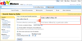 Ebay Motors - How To Sell A Vehicle